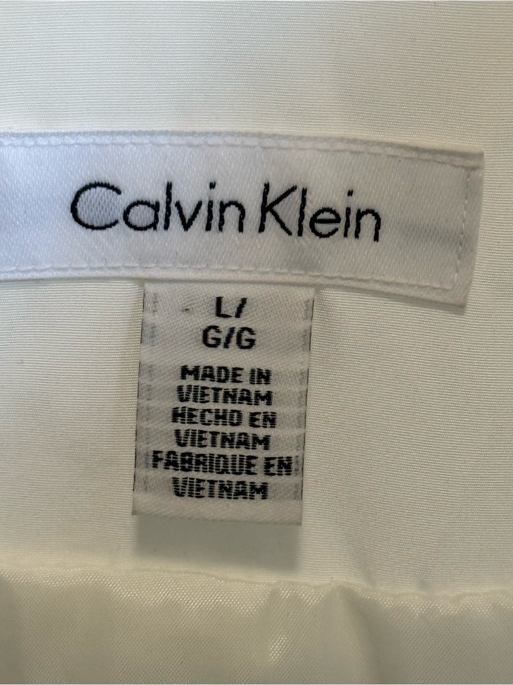 Calvin Klein White Utility Jacket with Gold-Tone Hardware - Picture 12 of 12